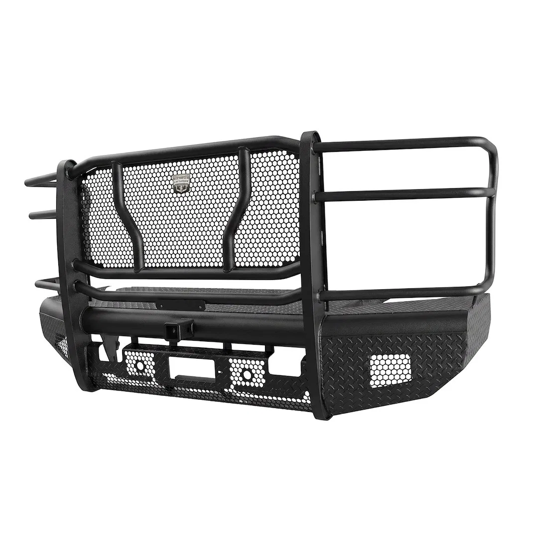 2122PRW – CATTLEMAN Bumper, One Piece Design Direct Fit Mounting Hardware Included With Grille Guard With Winch Mount...
